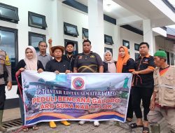 Galodo Aro Suka Sisakan Duka, IPDA Eko Saputra Hadir Bawa Bantuan PT ALS untuk Warga Terdampak