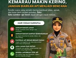 Kapolres Kendal Ingatkan Warga Waspadai Karhutla Saat Kemarau: Jangan Main Api