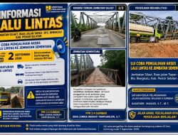 Jembatan Silaut Direhabilitasi, PPK 2.4 Gina Lamria Indriati Tampubolon Atur Akses Sementara di Jalur Strategis Tapan-Bengkulu