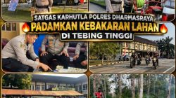 Kapolres Dharmasraya AKBP Kartyana Widyarso WP Tegaskan Respons Cepat: Api Dipadamkan