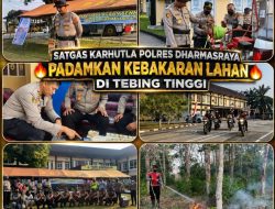 Kapolres Dharmasraya AKBP Kartyana Widyarso WP Tegaskan Respons Cepat: Api Dipadamkan