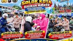 Antisipasi Dampak Kabut Asap, Kapolres Solok Kota dan Ny. Ayu Mas’ud Ahmad Bersama Personel Hadirkan Kepedulian Nyata untuk Masyarakat