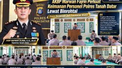 Polres Tanah Datar Gelar Binrohtal, AKBP Marwan Fajrin Tekankan Kewajiban Sholat Berjamaah Lima Waktu