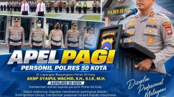 AKBP Syaiful Wachid Dorong Personel Polres 50 Kota Utamakan Pelayanan, Keamanan dan Kedekatan dengan Masyarakat