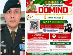Letkol Inf. Adi Nofriadi Nata dan Kodim 0306/50 Kota Perkuat Kemanunggalan TNI-Rakyat Lewat Open Tournament Domino