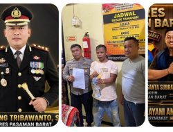 Kapolres Pasaman Barat AKBP Agung Tribawanto, S.I.K., M.H., Tim URC Satreskrim Ungkap Aksi OP Bobol Dua Rumah dalam Semalam