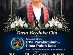 Kabar Duka dari Payakumbuh, Yasril Kepala Disnakerperin Kota Payakumbuh Berpulang
