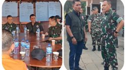 Pangdam XX/Tuanku Imam Bonjol Mayjen TNI Arief Gajah Mada Hadir di Kantor Bupati Solok, Brigjen TNI Aji Mimbarno Sampaikan Kondisi Lapangan