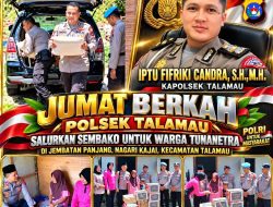 Jumat Berkah Polsek Talamau: Kapolsek Iptu Fifriki Candra Bawa Bantuan bagi Afrina di Jorong Limpato Kajai