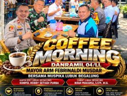 Mayor Arm Febrinaldi Musdar Danramil 04/LL Bersama Kompol Robby dan Camat Ikrar Pererat Sinergi TNI-Polri dan Pemerintah