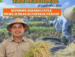 Di Hari Tani Nasional, Anggota DPRD Pasaman Barat Sulaiman Tegaskan Reformasi Agraria Kunci Ketahanan Pangan