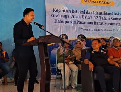 Deteksi Bakat Olahraga Usia Dini Digelar di Talamau, Theo Satria: Buka Ruang Anak Kenali Potensi Sejak Dini