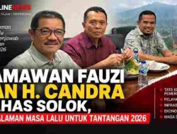 Gamawan Fauzi dan H. Candra Bahas Solok, Pengalaman Masa Lalu untuk Tantangan 2026