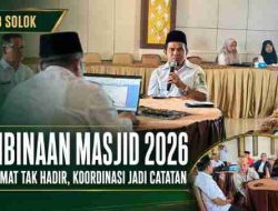 Pemkab Solok Matangkan Pembinaan Masjid 2026, Tiga Camat Absen dalam Rapat Persiapan