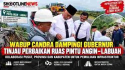 Wabup Candra Dampingi Gubernur Tinjau Perbaikan Ruas Pintu Angin–Labuah