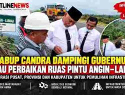 Wabup Candra Dampingi Gubernur Tinjau Perbaikan Ruas Pintu Angin–Labuah