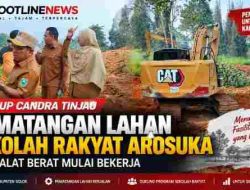 Wabup Candra Tinjau Pematangan Lahan Sekolah Rakyat Arosuka, Dua Alat Berat Mulai Bekerja