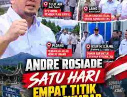 Dari Padang ke Solok, Andre Rosiade Kawal Infrastruktur dan Konektivitas Sumbar