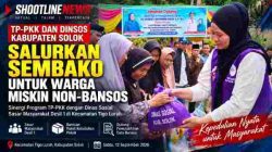 TP-PKK dan Dinsos Kabupaten Solok Salurkan Sembako untuk Warga Miskin Non-Bansos