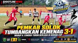 Pemkab Solok Tumbangkan Kemenag 3-1 di Dishub Cup, Wabup H. Candra Turun Berlaga