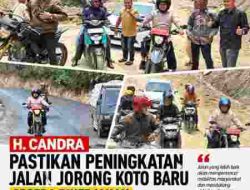 H. Candra Pastikan Peningkatan Jalan Jorong Koto Baru Segera Dikerjakan