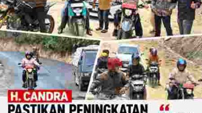 H. Candra Pastikan Peningkatan Jalan Jorong Koto Baru Segera Dikerjakan