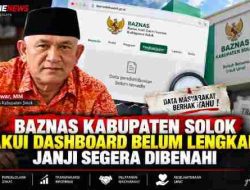 BAZNAS Solok Akui Dashboard Belum Lengkap, Janji Benahi Transparansi Data