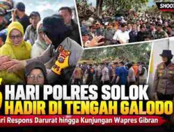 Lima Hari Polres Solok di Tengah Galodo: Dari Respons Darurat hingga Sambut Kunjungan Wapres Gibran