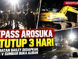 Wabup H. Candra Pantau Penanganan Jalan Nasional Bypass Arosuka, BWS V Buka Sumbatan Aliran