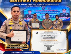 Raih Nilai Sempurna Atas Pengelolaan Anggaran, Polres Payakumbuh Terima Penghargaan Dari Dirjen Perbendaharaan