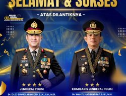 Selamat dan Sukses dari Sumbar, Dirlantas Kombes Reza Chairul Akbar Sidiq untuk Kapolri Suyudi Ario Seto dan Wakapolri Wahyu Hadiningrat