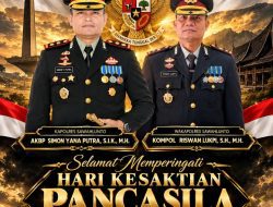 Kapolres Sawahlunto AKBP Simon Yana Putra Peringati Hari Kesaktian Pancasila, Dorong Pengamalan Pancasila dalam Kehidupan