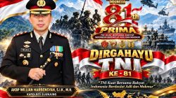 Peringati HUT TNI ke-81, Kapolres Sijunjung AKBP Willian Harbensyah Apresiasi Pengabdian Prajurit kepada Rakyat