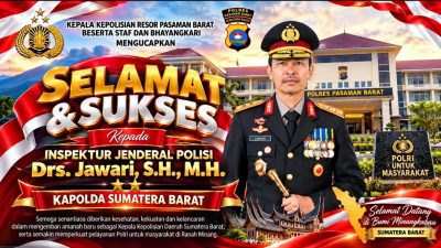 AKBP Agung Tribawanto Pimpin Semangat Kebersamaan Polres Pasaman Barat Sambut Kapolda Sumbar Irjen Pol Jawari