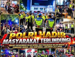 Kapolres Payakumbuh AKBP Irwan Andeta Pimpin Pengamanan Malam Minggu, Patroli Humanis Sambangi Warga dan Titik Keramaian Kota