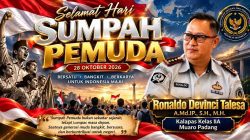 Sumpah Pemuda 2026, Kalapas Muaro Padang Ronaldo Devinci Talesa Ajak Generasi Muda Perkuat Persatuan dan Integritas
