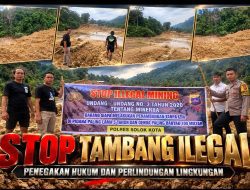 Polres Solok Kota Klarifikasi Pemberitaan PETI, Tidak Ada Aktivitas Saat Petugas Tiba di Lokasi Subalin
