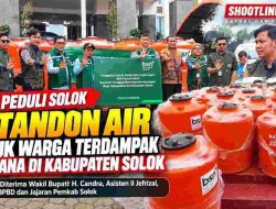 BSN Salurkan 20 Tandon Air dan Sembako untuk Dukung Penanganan Bencana Galodo di Kabupaten Solok