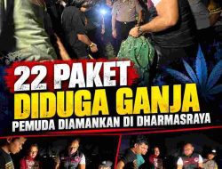 Polisi Amankan 22 Paket Diduga Ganja di Dharmasraya, Satu Pemuda Ditangkap