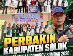Perbakin Kabupaten Solok Raih 11 Medali Porprov Sumbar 2026, Tiga Emas Jadi Andalan