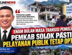 Pemulihan Pascabencana, Pemkab Solok Siapkan Skema Kerja Sementara bagi OPD Terdampak