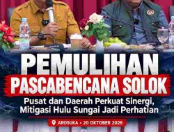 Menko PMK Evaluasi Pemulihan Bencana di Kabupaten Solok, Pemkab Minta Percepatan Realisasi R3P