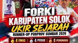 FORKI Kabupaten Solok Cetak Sejarah di Porprov Sumbar 2026, Hafni Hafiz Minta Perhatian untuk Atlet