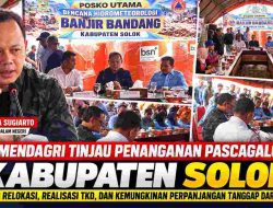 Wamendagri Bima Arya Tinjau Penanganan Pascagalodo Kabupaten Solok