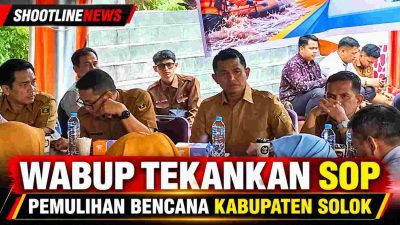 Wabup Solok Tekankan SOP Pemulihan Bencana, Penyaluran Bantuan Harus Tepat Sasaran