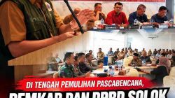 Di Tengah Pemulihan Pascabencana, Pemkab dan DPRD Solok Kawal Pembahasan APBD 2027
